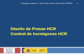 Diseño de Presas HCR Control de hormigones HCR presas y Control del material.pdf · Índice. F. Rodrigues Andriolo y J. Diez-Cascón. Diseño Presas HCR. SEPREM. 2 Unión de juntas