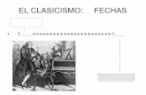 EL CLASICISMO: FECHAS - DoLaboral – Blog de … DEL CLASICISMO Desaparición del clave Aparición del pianoforte, posteriormente piano Nuevos Instrumentos de viento clarinete La