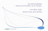 Guía de Eurowin Solution 3.0 SQLdescargas.merlos-infor.com/Manuales/Eurowines/Gu%EDa%20...de la pantalla de conexión de la aplicación “SQL Server Management Studio Express”.