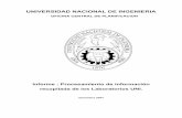 UNIVERSIDAD NACIONAL DE INGENIERIA - … : Procesamiento de información ... La encuesta a los Laboratorios de la UNI fue distribuido a los respectivos jefes ... laboratorio de la