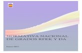 NORMATIVA NACIONAL DE GRADOS RFEK Y DA€¦ · práctica de Karate federado, se deberán presentar fotocopias de las licencias que ...