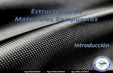Estructuras de Materiales Compuestosaero.ing.unlp.edu.ar/catedras/archivos/Clase 1 - Introduccion.pdf · Contenidos del curso ... o Concreto o Partículas de aluminio en poliuretano