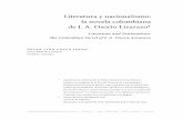 Literatura y nacionalismo: la novela colombiana de J. A ...bibliotecadigital.udea.edu.co/bitstream/10495/6122/1/CalvoÓscar... · de J. A. Osorio Lizarazo* ... l a n o V e l a c o