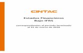 Estados Financieros Bajo IFRS - 2010_-_CINTAC_S A.pdf · PDF filecintac s.a. y filiales estados consolidado de resultados integrales por funcion por los periodos terminados al 31