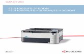 FS-2100D 2100DN 4100DN 4200DN 4300DN OG ES-ES · Esta Guía de uso es para los modelos FS-2100D, ... KYOCERA Net Direct Print Operation Guide ... 1-2 Componentes en la ...