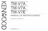 TM-V7ADOBLE BANDA DE 144/440 MHz en FM DOBLE ...manual.kenwood.com/files/TM-V7-Spanish.pdfE-ii INDICE ACCESORIOS SUMINISTRADOS 1 CLAVES ADOPTADAS EN ESTE MANUAL 1 1 PREPARATIVOS PARA