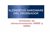 ELEMENTOS HARDWARE DEL ORDENADOR - De SOM, … · DISCO DURO ¿Qué es? Disco rígido (en inglés Hard Disk Drive, HDD) es un dispositivo no volátil, que conserva la información