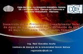 Desarrollo de un Prototipo de Desalinizador Solar de Agua ...venezuela.ahk.de/fileadmin/ahk_venezuela/Casa_Alemana_Presentaci... · 02 – 16 Febrero 2011, Cámara de Comercio e ...