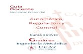 Guía Docente - Universidad Católica de Ávila ·  3 Contenidos de la asignatura . Guía docente de Automática, Regulación y Control 7