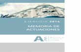 MEMORIA DE ACTUACIONES ·  · 2015-04-14El Tribunal de Cuentas 42 Las Instituciones de Control Externo 48 ... relativo a la cuenta general del sector público local. El ejercicio