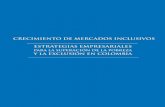 CRECIMIENTO DE MERCADOS INCLUSIVOS …growinginclusivemarkets.com/media/report/informecolom… ·  · 2010-10-26PARA LA SUPERACIÓN DE LA POBREZA Y LA EXCLUSIÓN EN COLOMBIA CRECIMIENTO