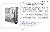 Manual del usuario del Módem de telefonía Touchstone …gditechnology.com/manuals/Arris-TM602_User_Guide_Spanish.pdf · Manual del usuario del Módem de ... Prepárese para disfrutar