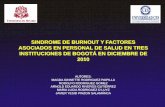 SINDROME DE BURNOUT Y FACTORES ASOCIADOS EN PERSONAL DE ...repository.urosario.edu.co/bitstream/handle/10336/2389/52931143-2.pdf · sindrome de burnout y factores asociados en personal