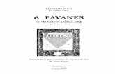 6 PAVANES - perso.wanadoo.esperso.wanadoo.es/arcelimerino04/mila6pavans.pdf · Estas 6 Pavanas se han convertido probablemente en las piezas más popu-lares de su autor para los guitarristas