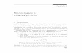 Sucesiones y convergencia - fejer.ucol.mxfejer.ucol.mx/cursos/2004-20/analisis_I/texto/capitulo2.pdf · Cap tulo 2 Sucesiones y convergencia 1. De niciones Una de las ideas fundamentales