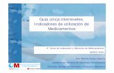 Guia única interniveles. Indicadores de utilización de ... · ESQUEMA DE CUADRO DE MANDOS INTEGRAL ... Adecuación de los tratamientos ... Comparativo 2005/2004 VIH ADULTO (15 hospitales)