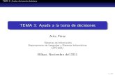 TEMA 3: Ayuda a la toma de decisiones - Gipuzkoako ... de apoyo a la toma de decisiones (DSS) Sistemas de apoyo a ejecutivos (ESS) Sistemas de apoyo a la toma de decisiones en grupo