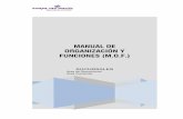 MANUAL DE ORGANIZACIÓN Y FUNCIONES (M.O.F.)peru.gob.pe/docs/PLANES/13771/PLAN_13771_MANUAL DE ORGANIZACION Y...El Manual de Organización y Funciones como instrumento de gestión