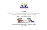 GUIA PARA EL ACOMPAÑAMIENTO PEDAGÓGICO …a para el Acompaæamiento Pedagógico en las Regiones FONDEP 2008. 4 PRESENTACIÓN Desde el año 2007, el Fondo Nacional para el Desarrollo