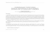GOBERNANZA TERRITORIAL PARA EL DESARROLLO · PDF file13 Gobernanza territorial para el desarrollo sostenible: estado de la cuestión y agenda Boletín de la A.G.E. N.º 46 - 2008 gobierno