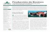 Producción de Bovinos - ganaderialaluna.com · rimientos de las pilas de abono en cebade-ros son una gran parte de los contaminantes agrícolas del agua superﬁcial y subterránea.