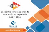Encuentro Internacional de Educación en Ingeniería ACOFI … · 12.745 empresas certificadas ... HONDURAS. Nuestra presencia en América. MÉXICO. COSTA RICA. ... ISO 9001 en establecimientos