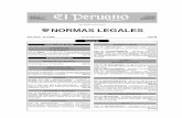 Cuadernillo de Normas Legales - gacetajuridica.com.pe · de energía eléctrica en la futura Central Hidroeléctrica Pucará II 421752 MUJER Y DESARROLLO SOCIAL ... SANTIAGO ANTÚNEZ