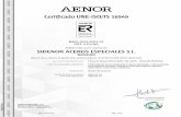 Certificado UNE-ISO/TS 16949 -    UNE-ISO/TS 16949 Rafael GARCA MEIRO Director General AENOR INTERNACIONAL, S.A.U. Gnova, 6. 28004 Madrid. Espaa Tel.