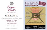 Como dos extraños Lo de Celia Cuestión de honor Tango Clubplanet-tango.com/BAT 207.pdf · B.A.TANGO 1 Abril - Mayo - Junio 2011 Buenos Aires Tango S A F THE GAZINES AÑO XVII –