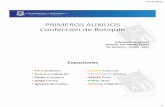 PRIMEROS AUXILIOS Confección de Botiquín · Solicitar ayuda a personal de la emergencia Marco Teórico: Contexto en que se deben otorgar los P.A. 12-05-2017 4