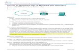 Práctica de laboratorio: Uso de Wireshark para observar el ... · Práctica de laboratorio: Uso de Wireshark para observar el protocolo TCP de enlace de tres vías ... Observe los