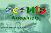 Campamento de Verano 2010 - Grupo Scout Áncora 480 COM NÚ 8:30 Diana, gimnasia y aseo 9:00 Desayuno 10:00 Izada y acto comunitario 10:30 Actividades 14:00 Almuerzo 16:30 …