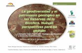 La geodiversidad y el patrimonio geológico en las … y cultural; ... Informe sobre Estado 2006 Convenios MAGRAMA PAM 2013 PAMO 2013 2008-2009 L42/2007 ... Inventario LIGs de Babia