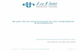 El pes de la comunicació en els estàndards d’acreditació Bruc, 72, 1r · 08009 Barcelona · Tel. 93 209 36 99 ·  2 de 43 pàgines Índex 1. ANTECEDENTS 3 2. OBJECTIU ...