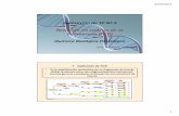 Reacción en cadena de la Polimerasa (PCR)€¦ ·  · 2014-09-09Componentes del sistema de PCR: ... 6 Protocolo típico de una reacción de PCR. 1º) Desnaturalización(94–95ºC;