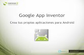 Google App Inventor -   App Inventor Qu es AppInventor? Desarrollo en App Inventor. Ventajas e inconvenientes Desarrollo en App Inventor No es necesario instalar un IDE