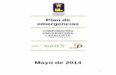 Mayo de 2014 - site.lasallista.edu.co Instrucciones para los brigadistas……… ... 3.1 Difusión del plan ... 4.2Ajustes y actualizaciones al plan de emergencias ...