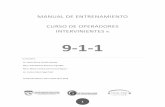 1. Manual de entrenamiento operadores intervinientes 9 … y operan las llamadas a la línea de emergencias. Catálogo Nacional de Incidentes de Emergencia. Instrumento orientado a