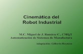 Cinemática del Robot Industrial - angelfire.com 1. Se quiere obtener la matriz de transformación que representa al sistema O´UVW obtenido a partir del sistema O´XYZ mediante un