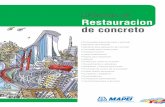 Sistemas de Restauracion de concreto€¦ ·  · 2016-02-11exteriores, incluyendo pisos de concreto, entradas para vehículos, aceras y plataformas de concreto. Mapecem Quickpatch