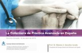 La Enfermera de Práctica Avanzada en España Universitario Acceso a 3º Ciclo Sólo Tesis Doctoral La E.P.A. en España: Educación superior residencial (II) 38 Reconocimiento oficial