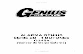 SERIE 2B SE 4 BOTONES CARSKY - alarmasgenius.comalarmasgenius.com/wp-content/uploads/2015/08/Alarm... · Genius Car Alarms 1 ALARMA GENIUS SERIE 2B - 4 BOTONES G24Se (Sensor de Golpe