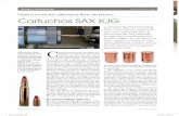 Cartuchos SAX KJG - scandinavia-spain.com · La bala KJG-SR está disponible, cargada en cartuchos Sax, en la mayoría de los cartuchos de origen norteamericano. Igual sucede con