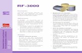 RF-3000 - Termoaislantes de Chihuahua - Aislamientos ...termochisa.com/pdf/RF-3000.pdf · 3 RF-3 00 0 Normatividad ASTM C 1290: Colchoneta flexible de fibra de vidrio de uso externo