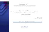 Confederación Alemana de Cooperativas Confederação … · Confederación Alemana de Cooperativas Confederação Alemã das Cooperativas Datos y ranking de Cooperativas de Ahorro