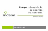 Perspectivas de la Economía Panameña - Inicio€¦ ·  · 2017-03-09CONTENIDO 2 Desempeño Económico Reciente Análisis de los Sectores Económicos Proyecciones Económicas y