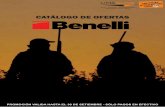 CATÁLOGO DE OFERTAS³n_benelli.… ·  · 2016-09-06BENELLI MR1 Carabina BENELLI ARGO E-COMFORTECH Base para carabina BENELLI ARGO + ... BENELLI SUPERNOVA COMFORTECH Estuche de