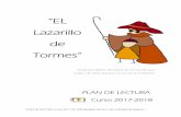EL Lazarillo de Tormes - C.E.I.P. MARQUÉS DEL ARCO ...ceipmarquesdelarco.centros.educa.jcyl.es/sitio/upload/Plan_de... · ... al mundo cotidiano de Castilla y por sus zonas más