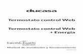 system - termoweb.estermoweb.es/.../uploads/...termostato-control-web.pdf · Termostato ... cualquier lugar del mundo mediante el portal web ... en  o a la aplicacion