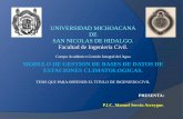 UNIVERSIDAD MICHOACANA DE SAN NICOLAS DE …hidraulica.umich.mx/users/serviciosocial/Presentacin.pdf ·  · 2013-01-15( •Regresión Lineal. (Ronald E. Walpole Et.Al. 2000) Errores